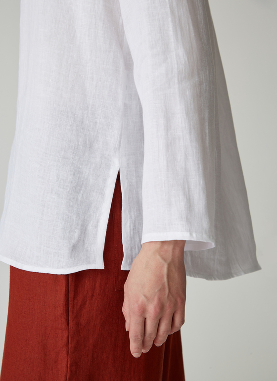 Tunika 1/1 Arm Pure White Frontansicht