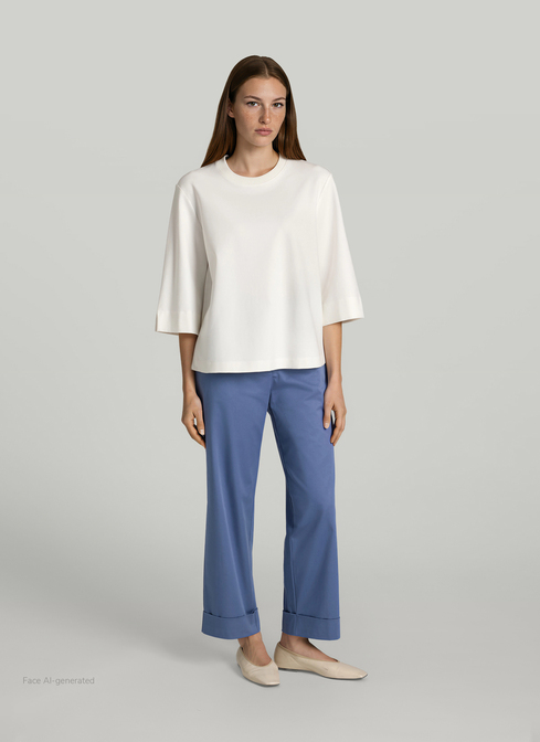 Longsleeve Rundhals 3/4 Arm width=