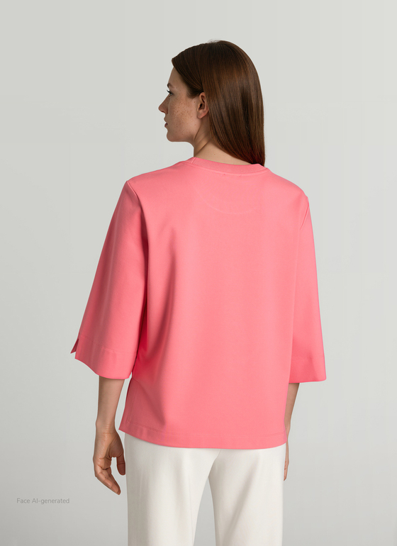 Longsleeve Rundhals 3/4 Arm Desert Rose Frontansicht