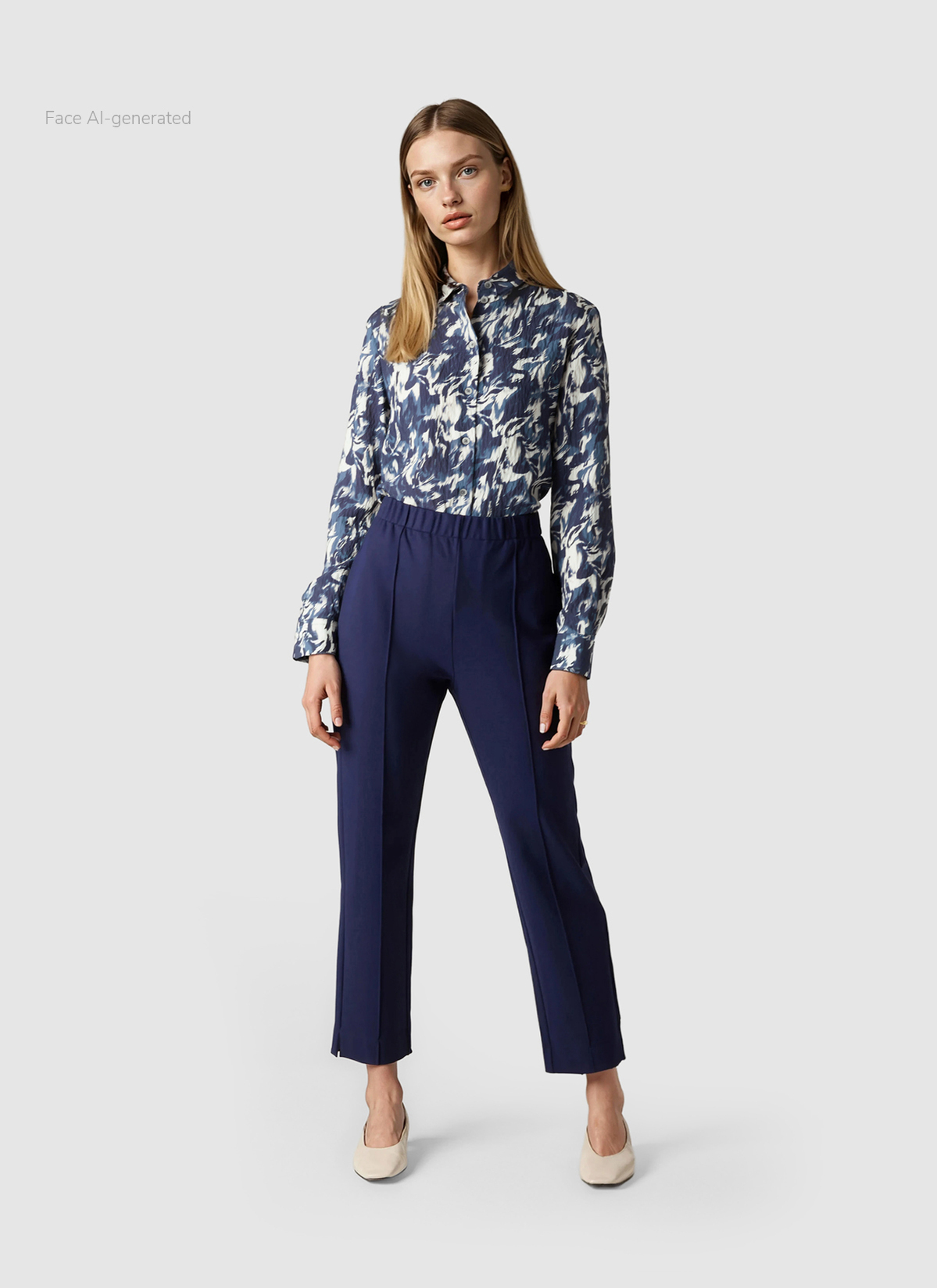 Bluse 1/1 Arm, Midnight Sail Detailansicht 2