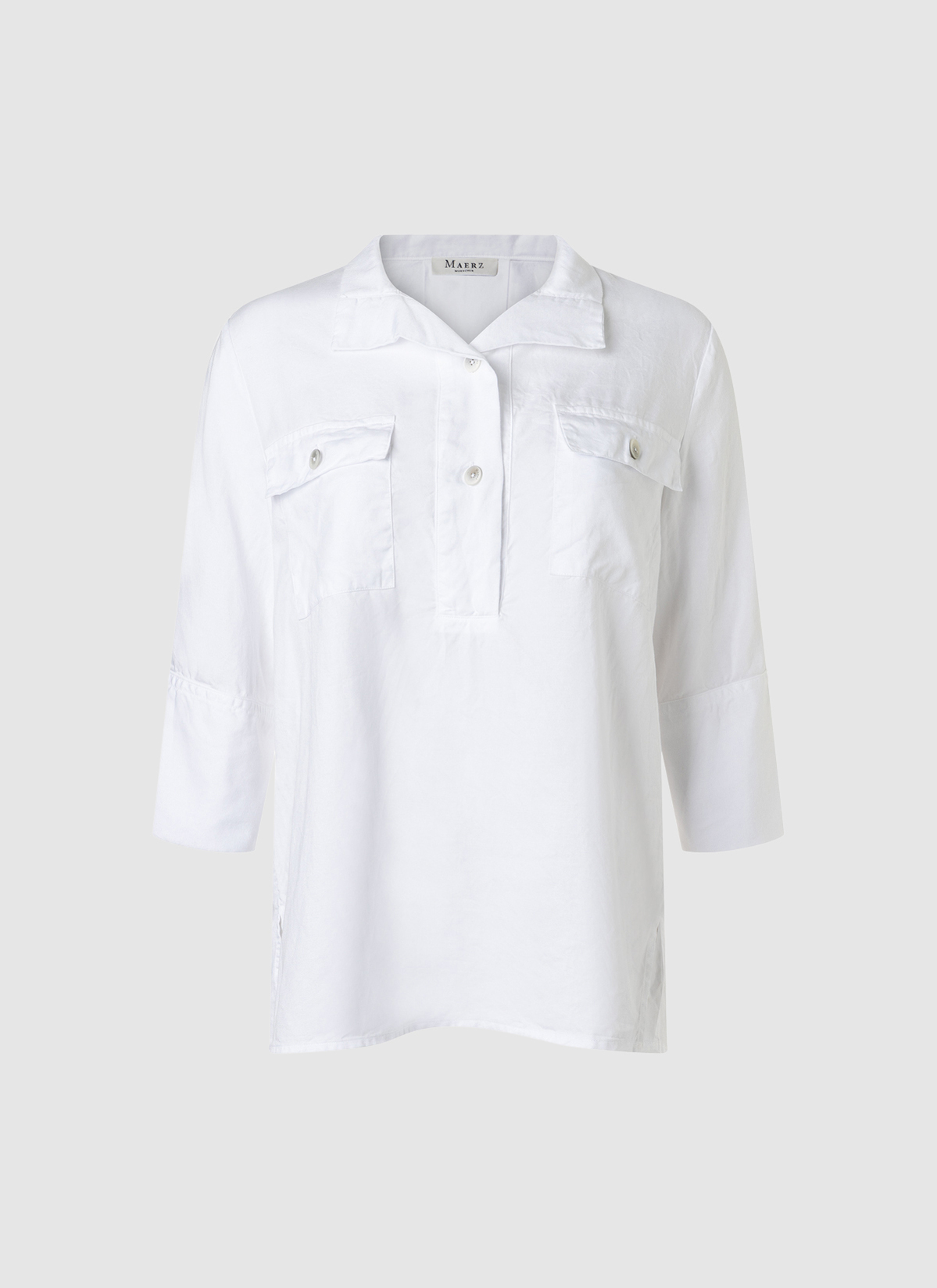 Bluse 3/4 Arm, Pure White 