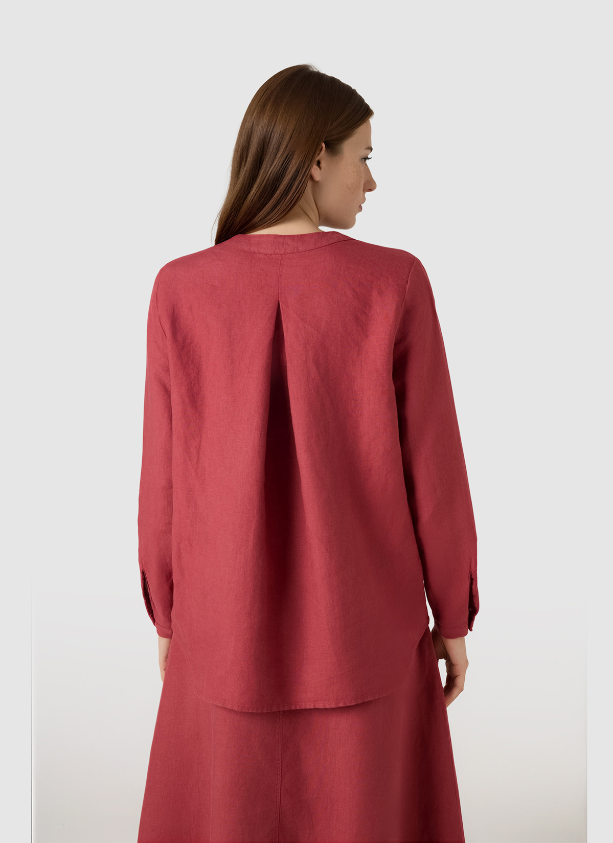 Bluse 1/1 Arm, Red Pear Rückansicht