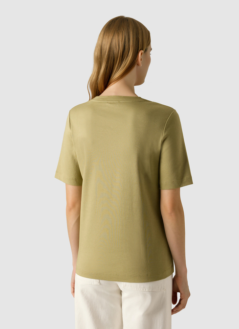T-Shirt V-Neck 1/2 Arm width=