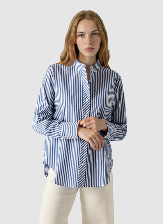 Bluse 1/1 Arm Midnight Sail Frontansicht