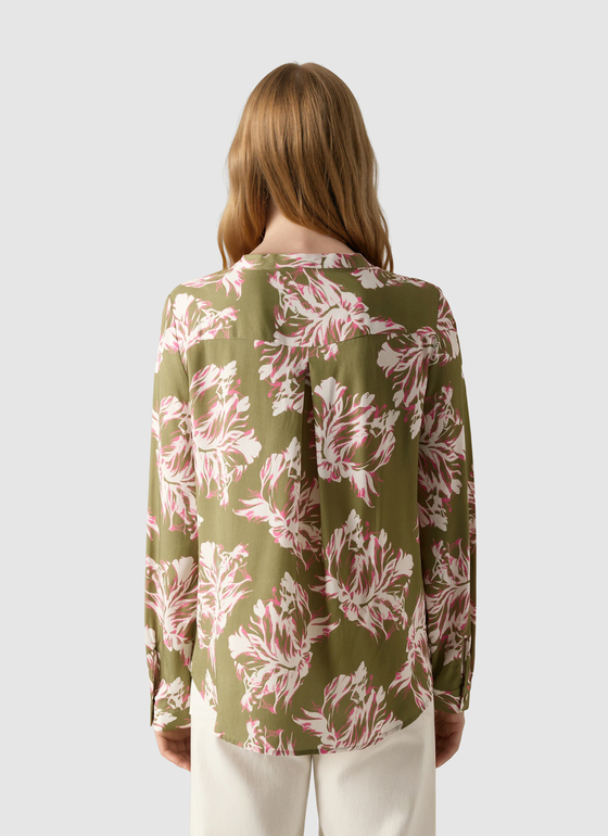 Bluse 1/1 Arm Dried Herb Frontansicht