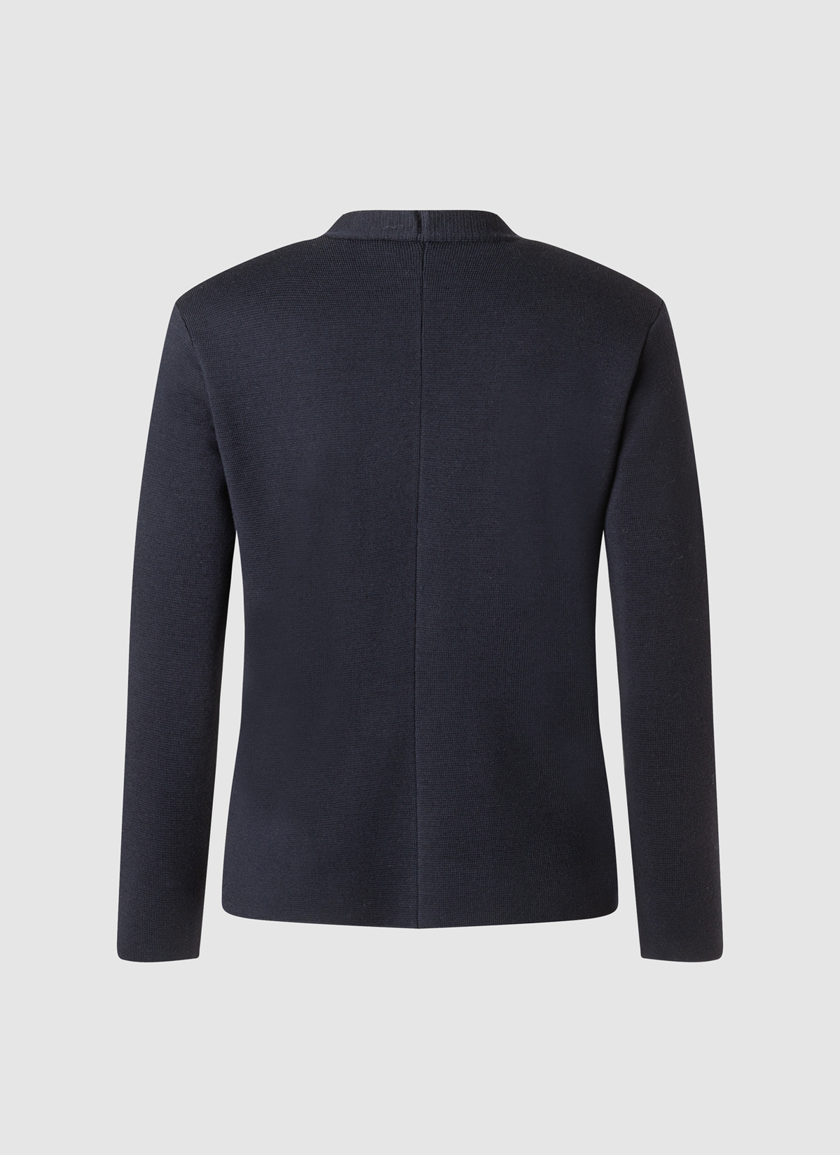 Strick Cardigan 1/1 Arm, Navy Rückansicht