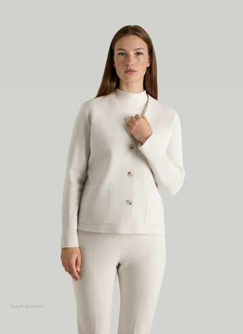 Strick Cardigan 1/1 Arm width=