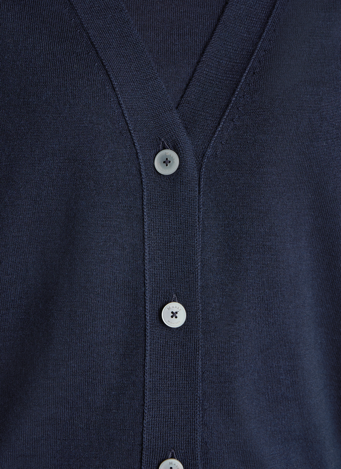 Strick Cardigan 1/1 Arm, Dark Denim Detailansicht 1