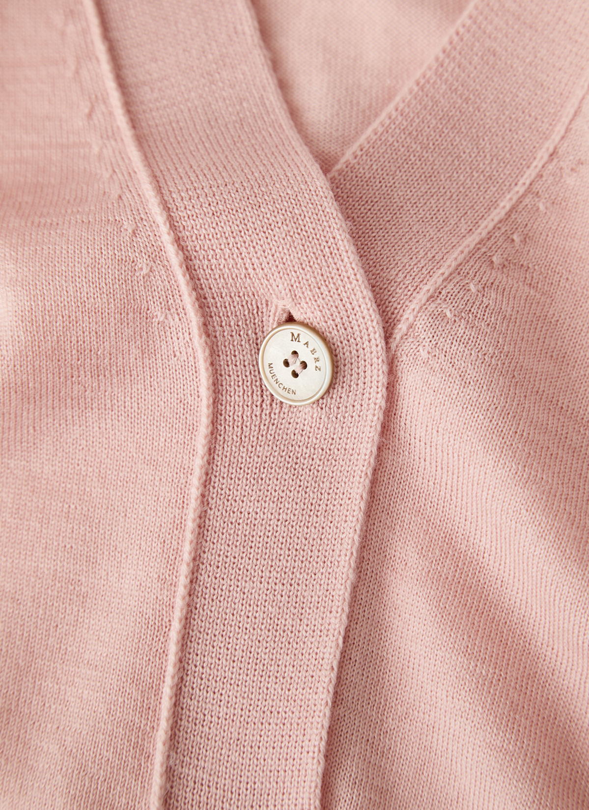 Strick Cardigan 1/1 Arm, Pastel Peach 