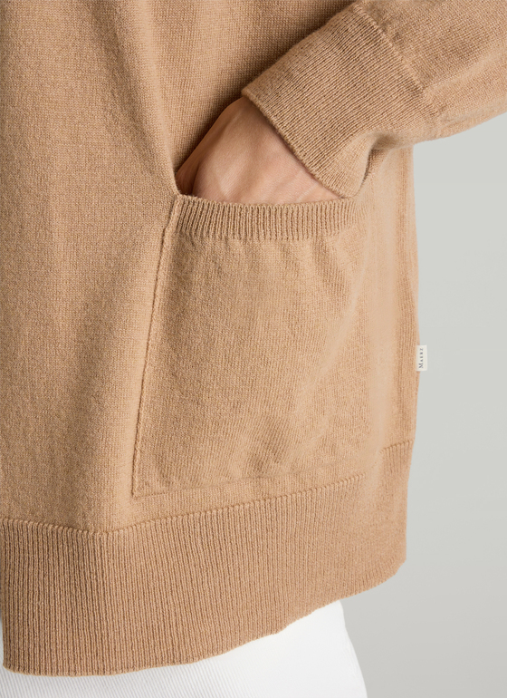 Strickjacke 1/1 Arm Pumpkin Spice Frontansicht