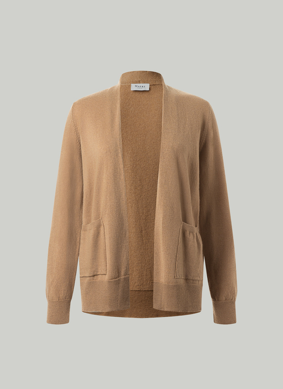 Strickjacke 1/1 Arm Pumpkin Spice Frontansicht