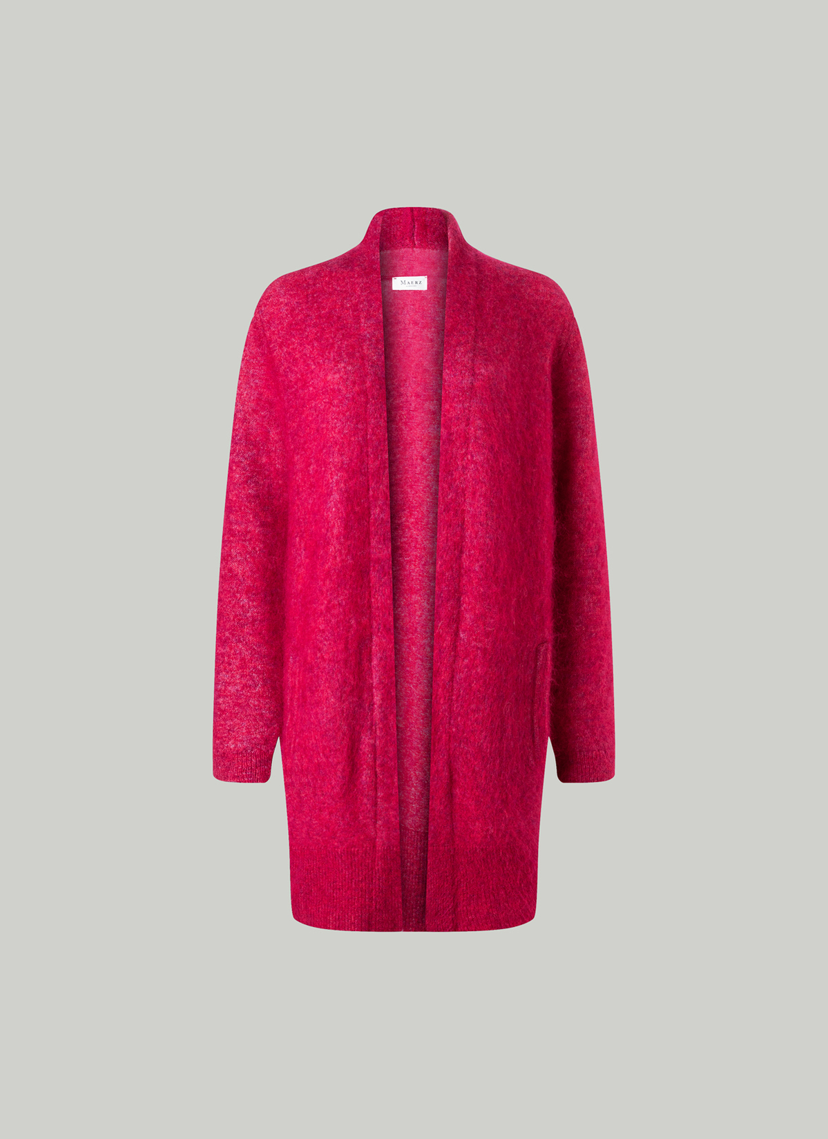Strickjacke 1/1 Arm, Peony Red 