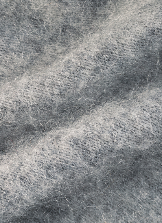 Strickjacke 1/1 Arm Autumn Mist Frontansicht