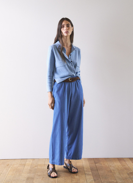 Strickjacke 1/1 Arm Endless Sky Frontansicht