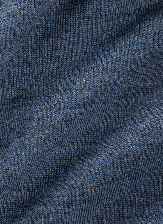 Strick Cardigan 1/1 Arm Nimes Blue Frontansicht