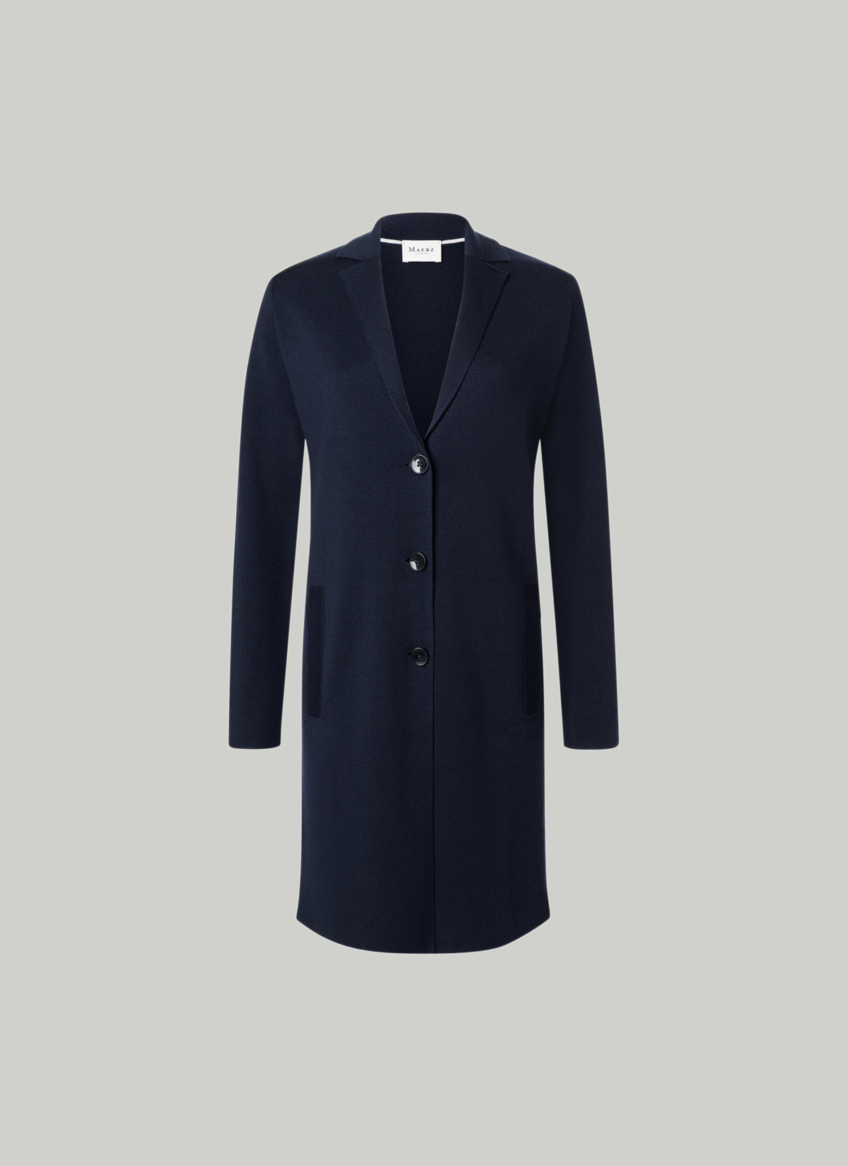 Strick Mantel, Navy