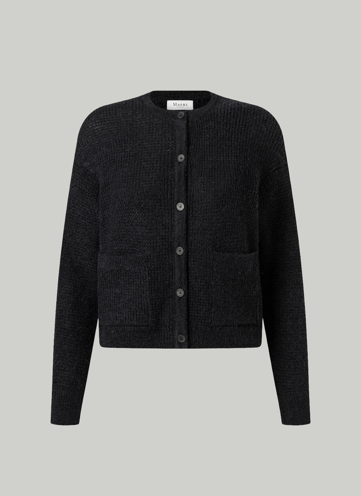 Strickjacke 1/1 Arm, Black