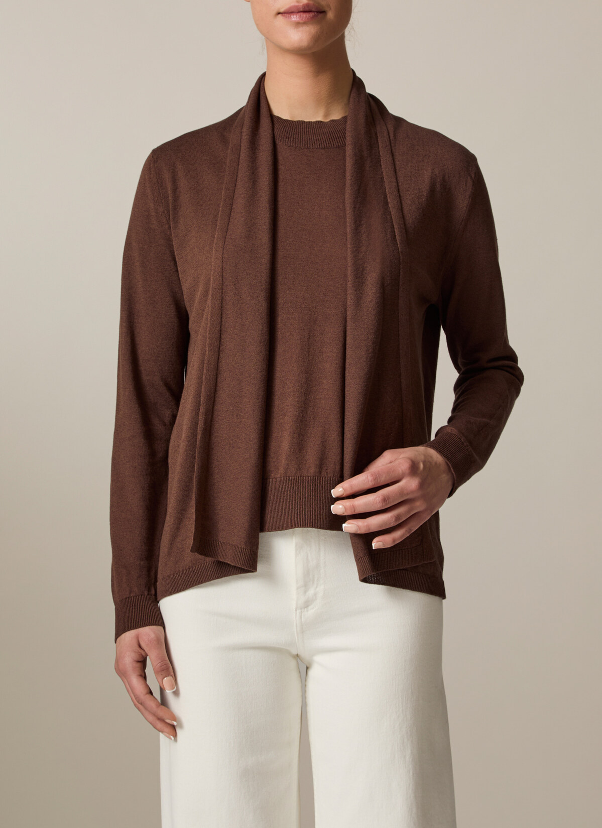 Cardigan, Dark Chocolate Detailansicht 1