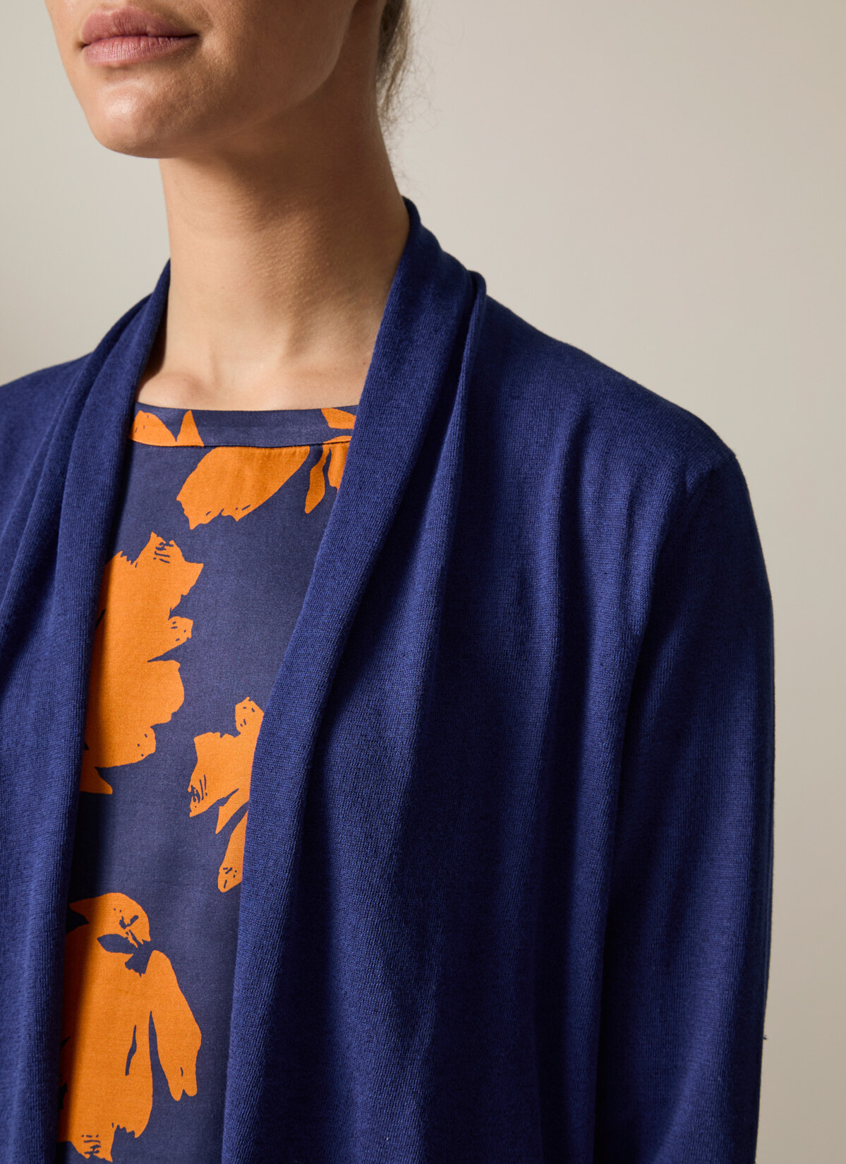 Cardigan, Mystic Blue Detailansicht 2