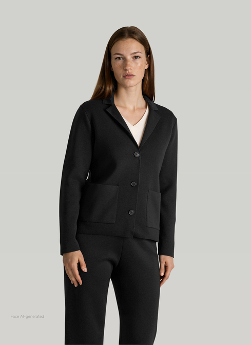 Strickjacke lang width=