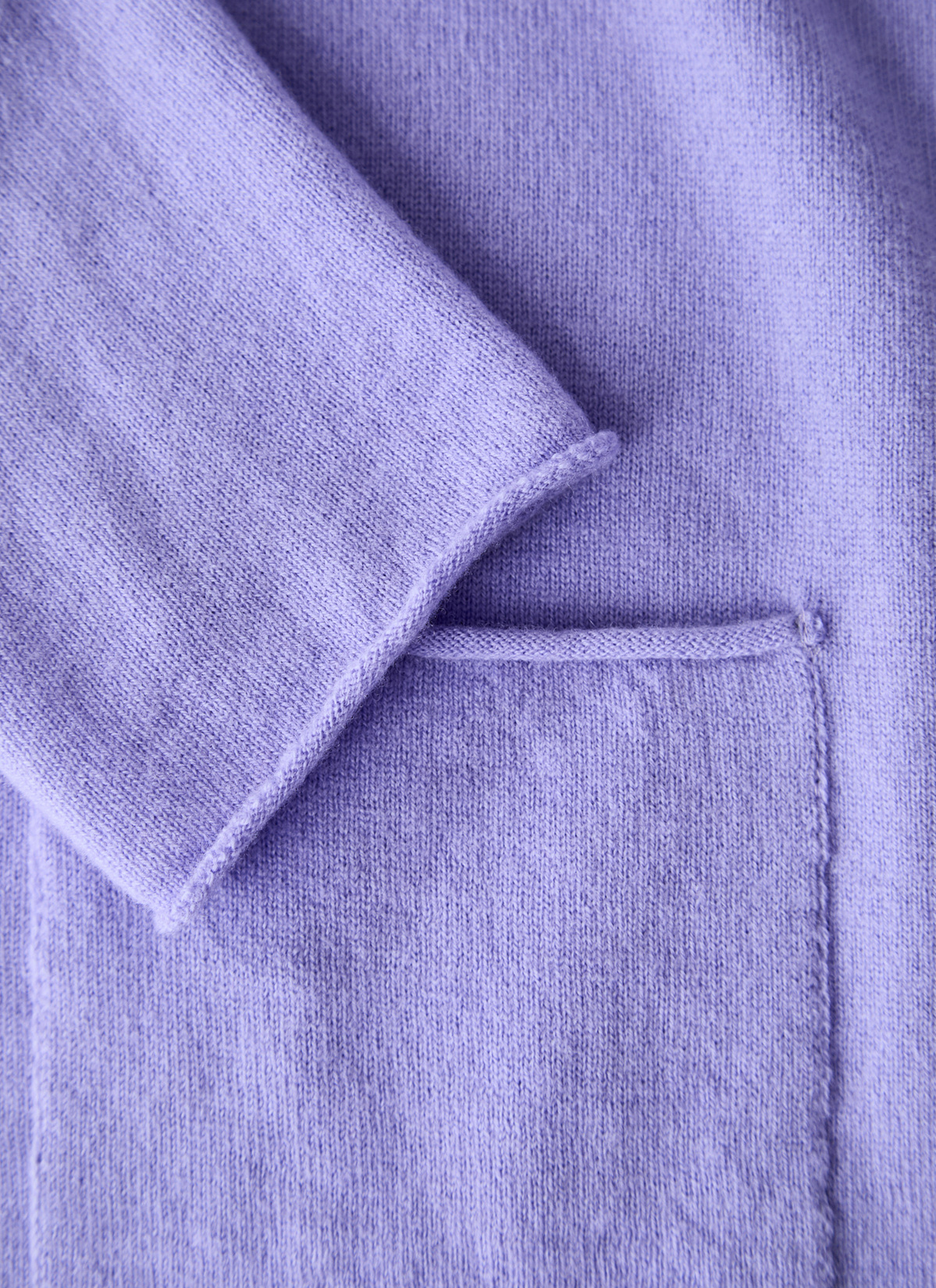 Strickjacke Knopf 1/1 Arm, Frosted Lavender 
