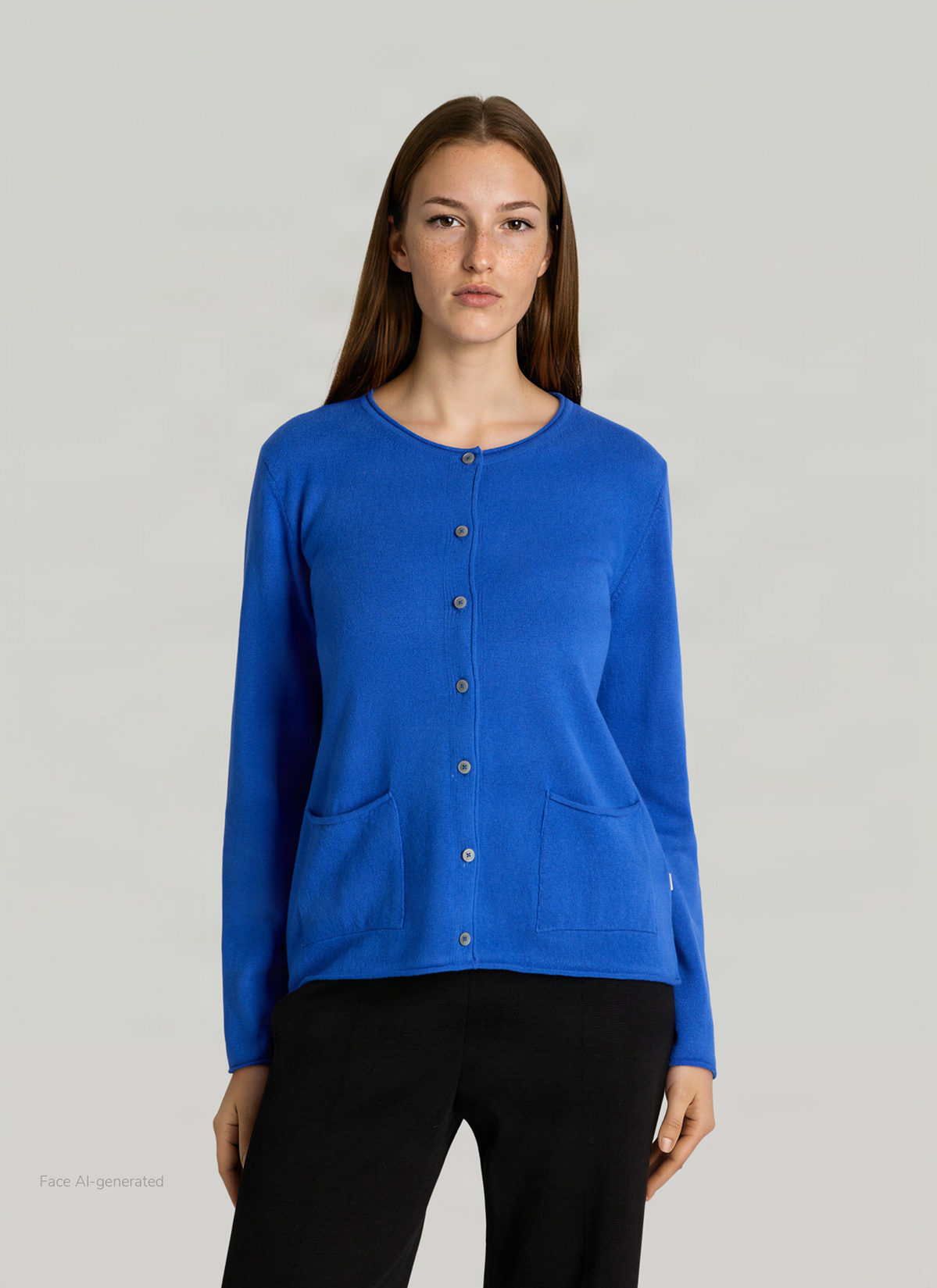 Strickjacke 1/1 Arm, Nordic Light Frontansicht