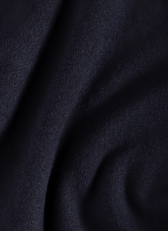Strickjacke 1/1 Arm Navy Frontansicht