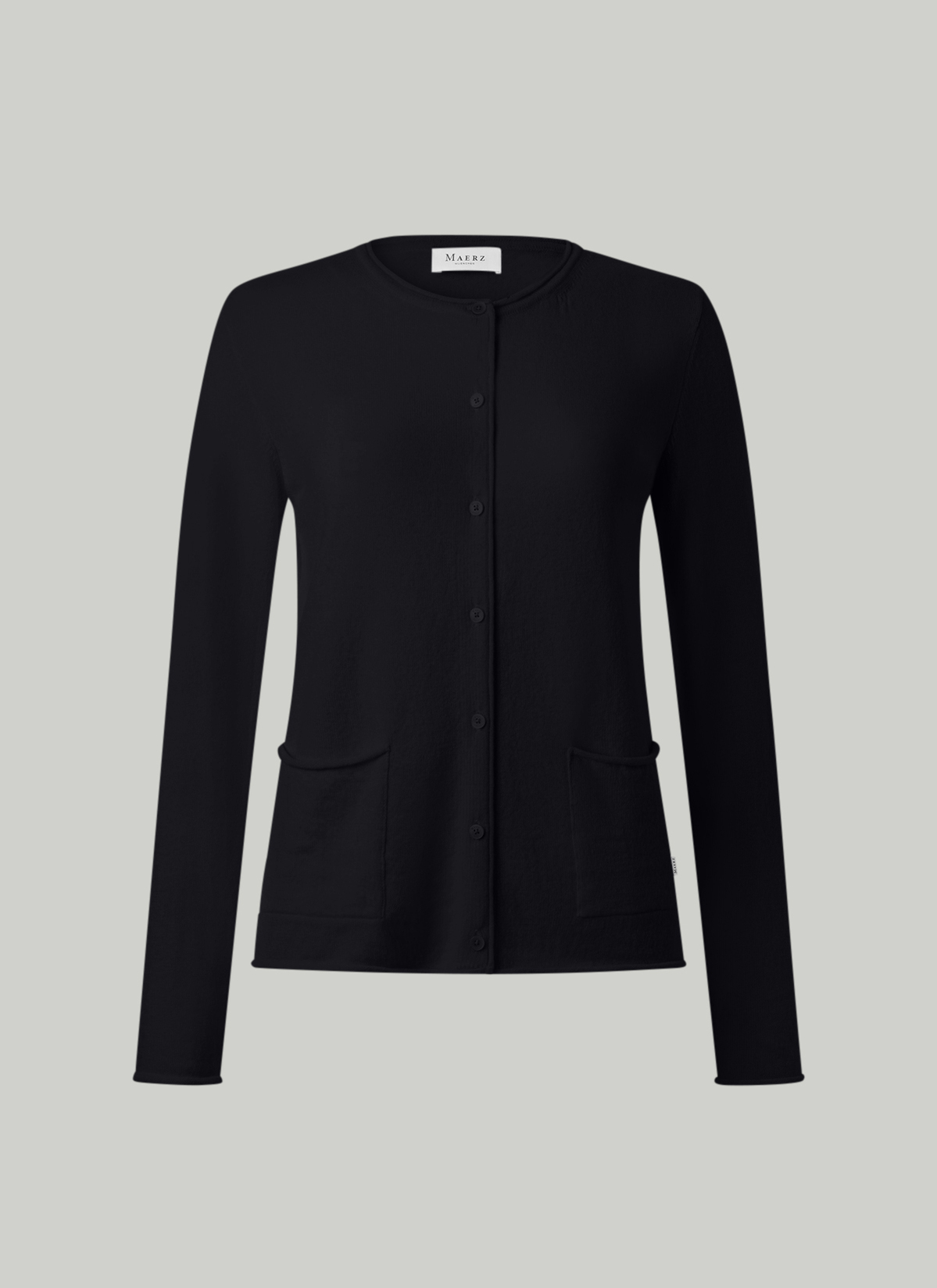 Strickjacke 1/1 Arm, Black 