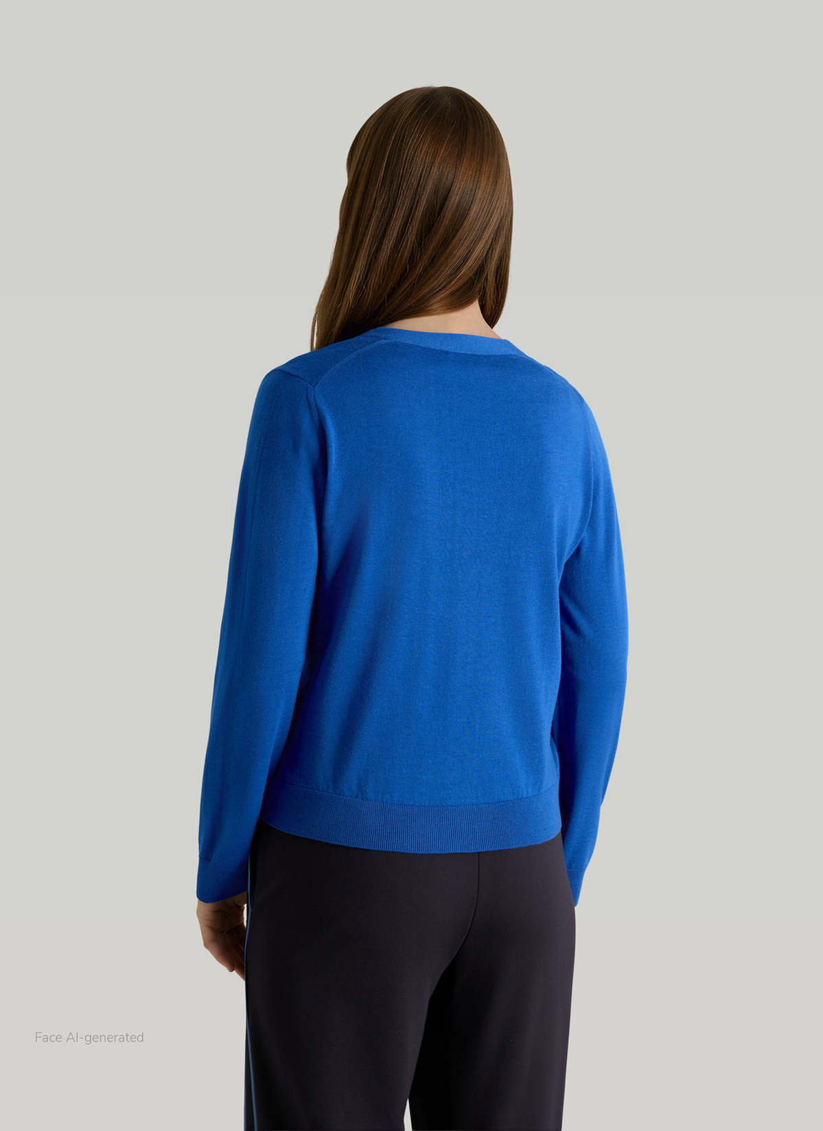 Strickjacke 1/1 Arm, Nordic Light Rückansicht