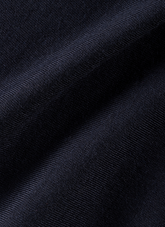 Strickjacke Knopf 1/1 Arm Navy Frontansicht