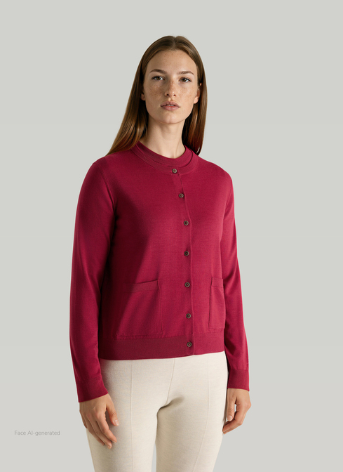 Strickjacke Knopf 1/1 Arm width=