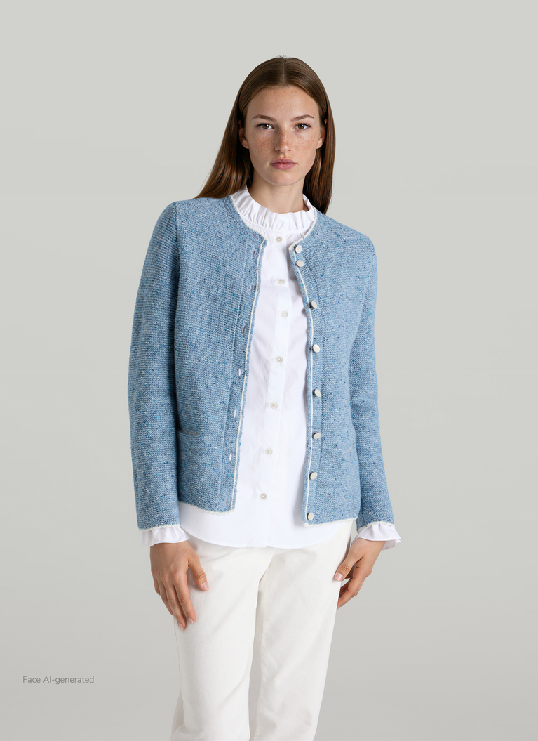 StrickjackeDutch Blue Frontansicht