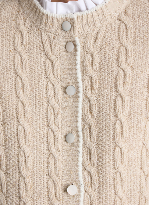 Strickjacke Knopf 1/1 Arm width=