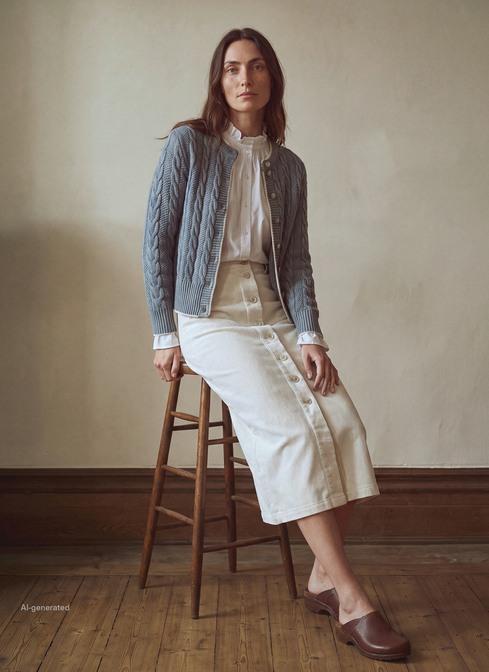 Strickjacke Knopf 1/1 Arm width=