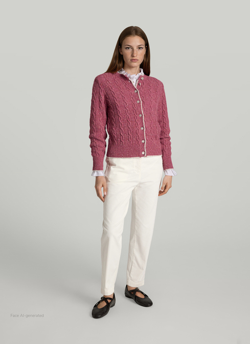 Strickjacke Knopf 1/1 Arm width=