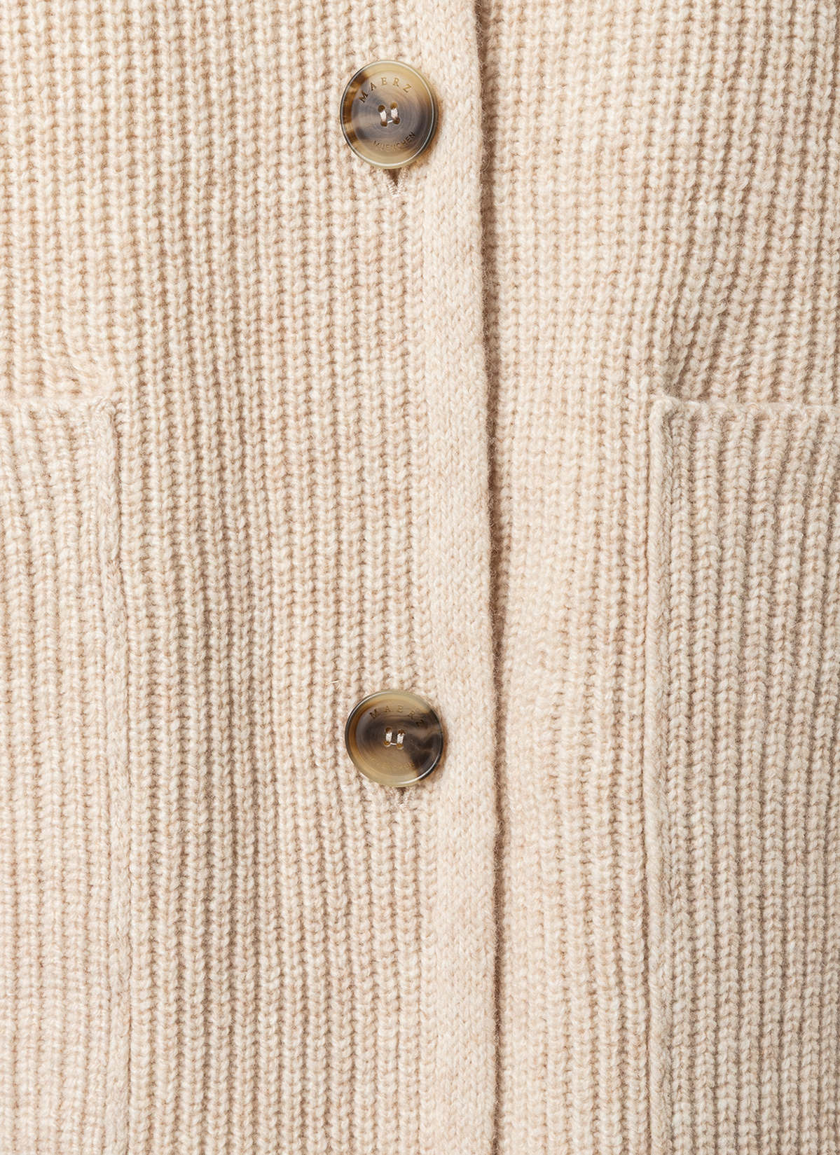 Strickjacke 1/1 Arm, Frosted Dune Detailansicht 1
