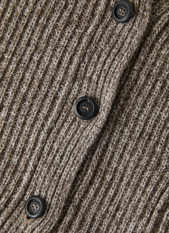 Strick Cardigan 1/1 Arm Twig Frontansicht