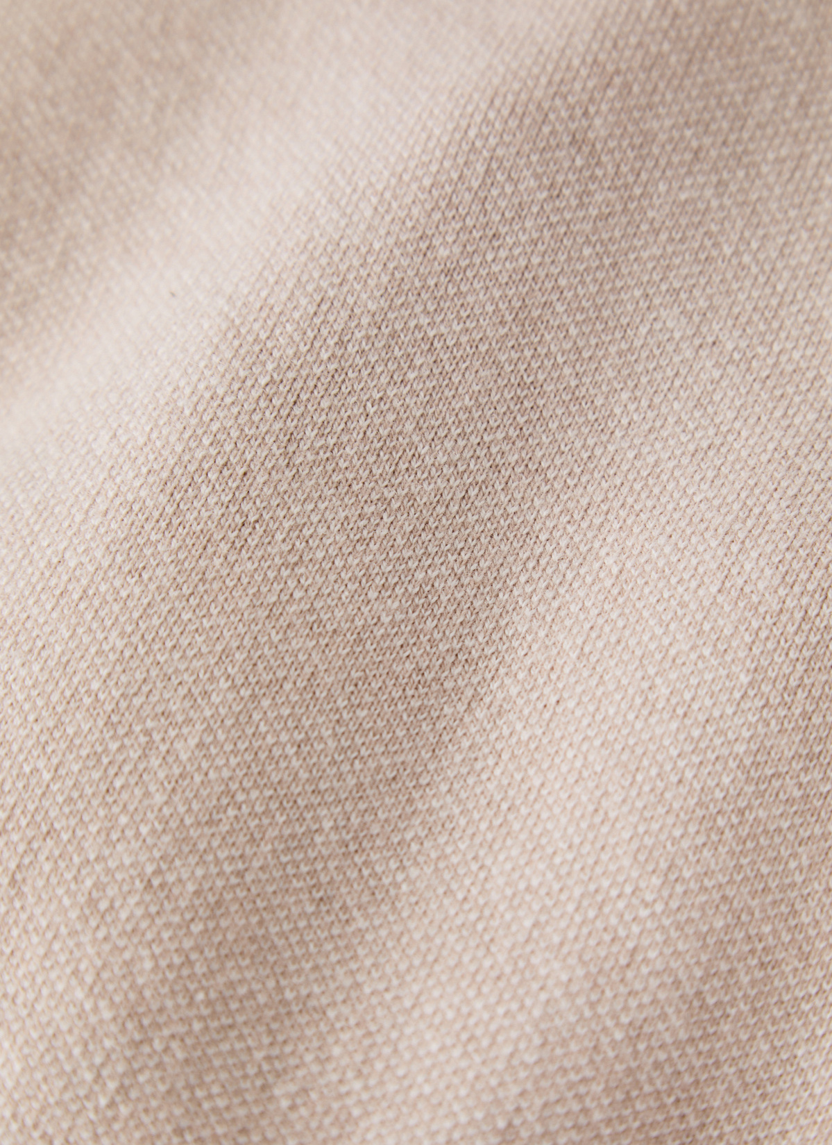 Strickjacke Zip 1/1 Arm, Sand 