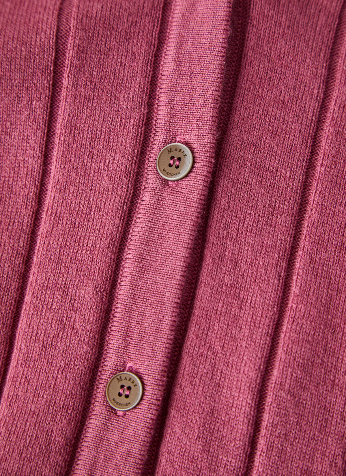 Strickjacke Knopf 1/1 Arm, Smoky Pink 