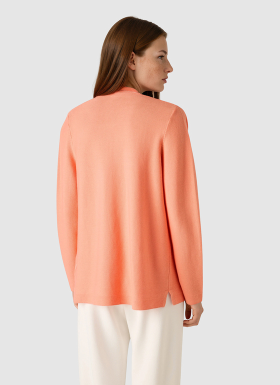 Strickjacke 1/1 Arm Coral Reef Frontansicht