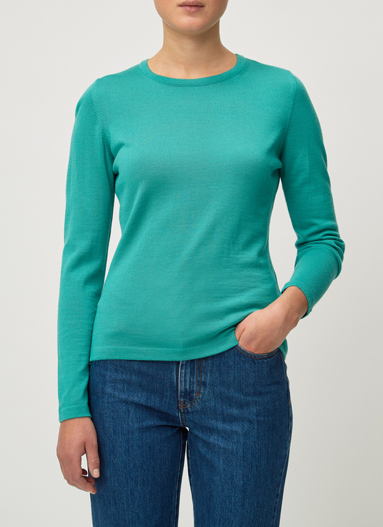 Pullover Rundhals 1/1 Arm Herbal Candy Frontansicht
