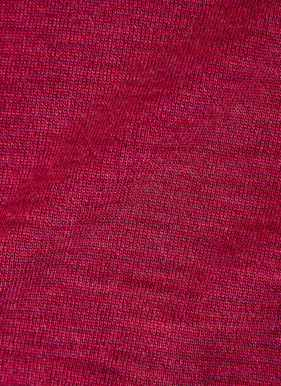 Pullover Rollkragen 1/1 Arm Bright Bordeaux Frontansicht