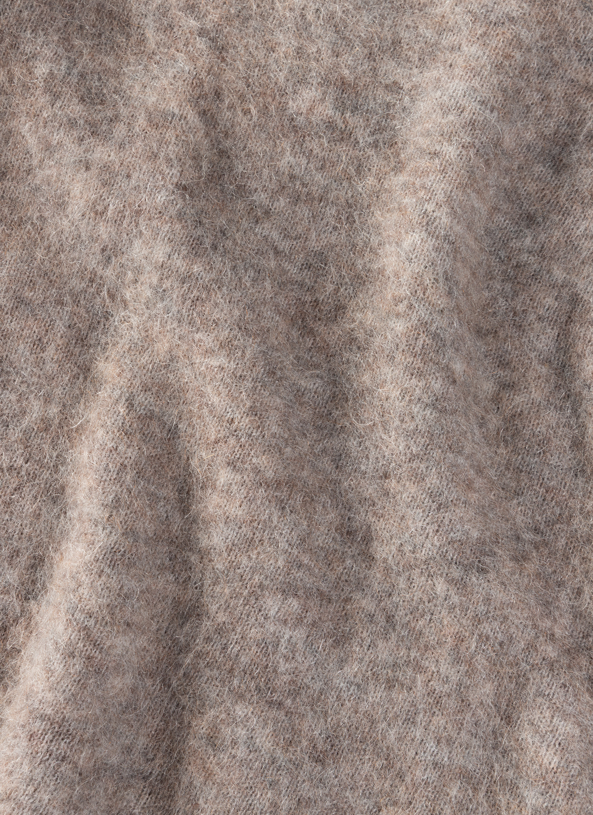 Pullover Rundhals 1/1 Arm, Taupe Grey