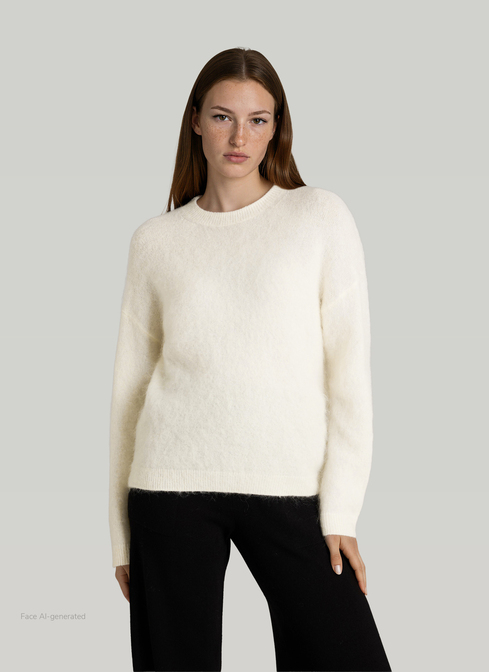 Pullover Rundhals 1/1 Arm width=