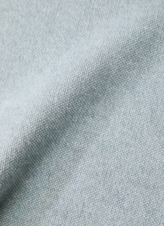 Pullover Rundhals 1/1 Arm Lake Blue Frontansicht