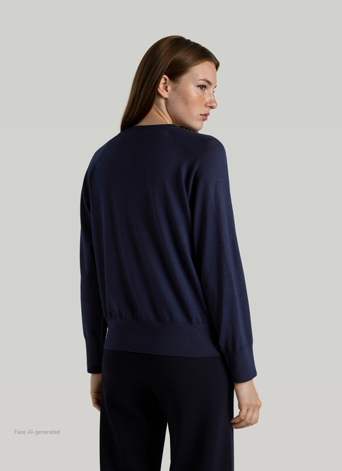 Pullover Rundhals 1/1 Arm width=