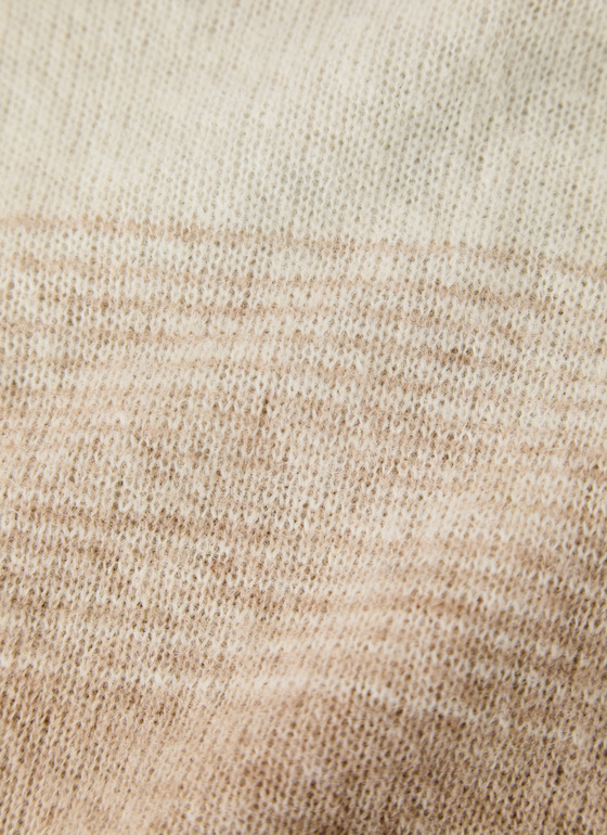 Pullover V-Ausschnitt 1/1 Arm Sand Frontansicht