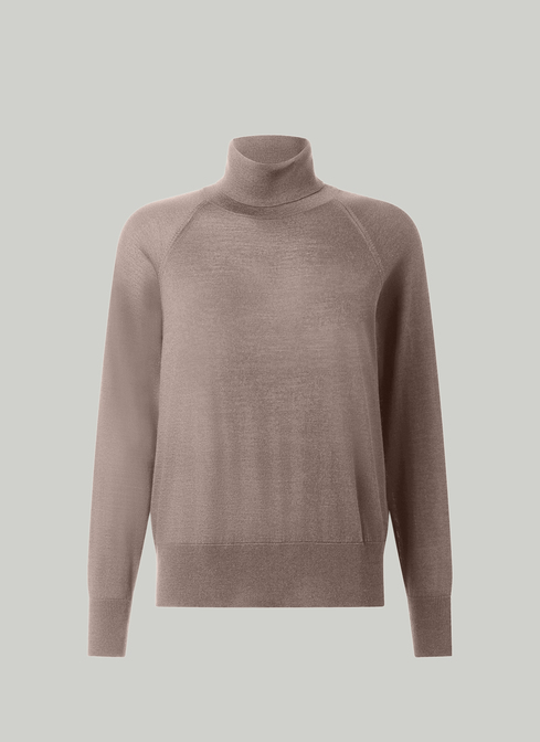 Pullover Rollkragen 1/2 Arm width=
