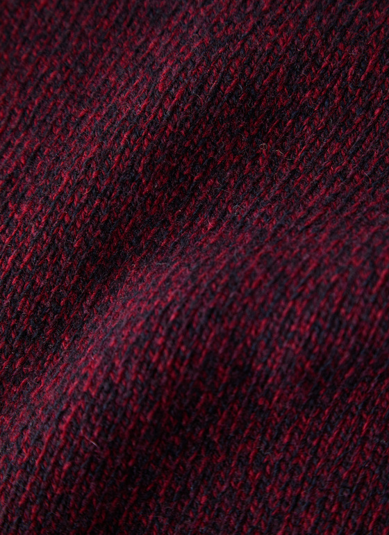 Pullover Stehkragen 1/1 Arm Oxid Red Frontansicht