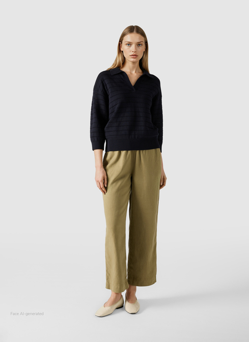Pullover Polo 1/2 Arm width=